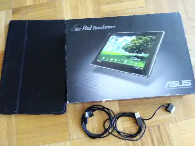 Asus Transformer TF101 KatKiss android with keyboard(battery). TWRP installed. European wall plug ch...
