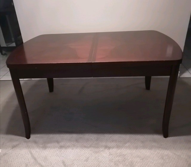 Dining table solid wood asking 30 first come first serve. Dining