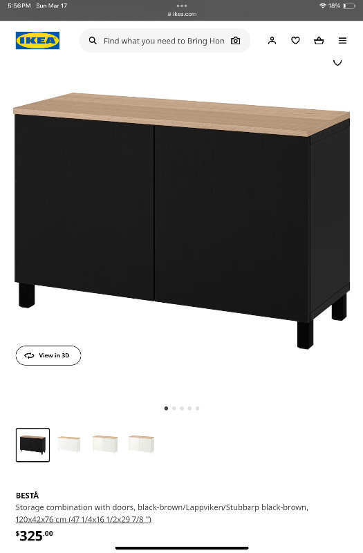 Besta IKEA TV / Bedroom Unit (Cabinet) in TV Tables & Entertainment Units in Mississauga / Peel Region - Image 2