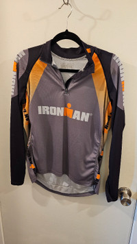 mens ironman cycle jersey  large