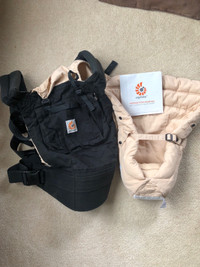 Ergobaby baby carrier with infant insert.