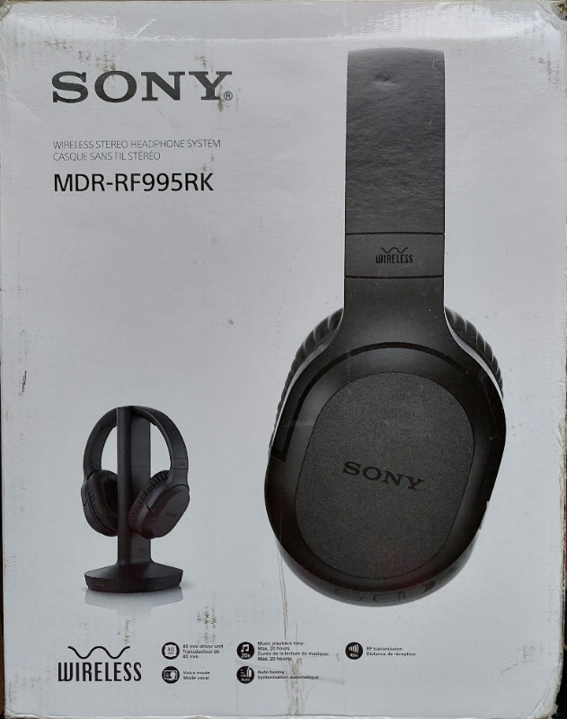 Sony Wireless Stereo Headphone System Sony MDR-RF995RK | Headphones ...