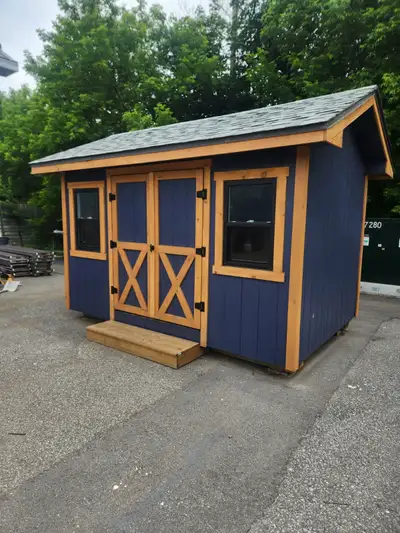 Craftsman style 8' x 12' shed, View more