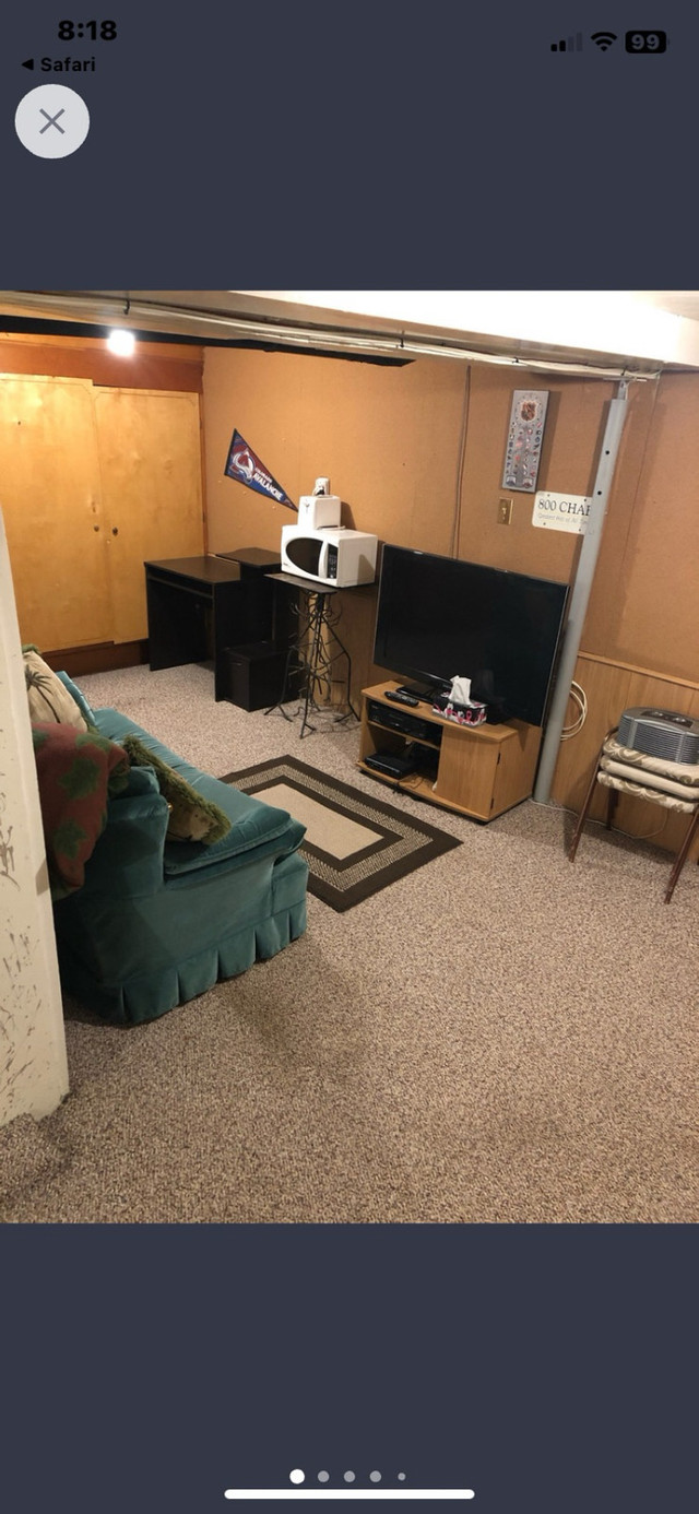 Furnished basement  in Short Term Rentals in Moose Jaw - Image 3