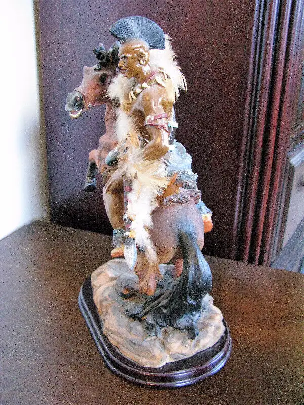 Collectible Limited Edition Native American Warrior Horseman in Arts & Collectibles in City of Halifax - Image 7