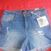 Plus Size Jean Shorts 