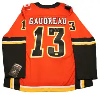 Johnny Gaudreau signed autograph Calgary Flames reebok jersey