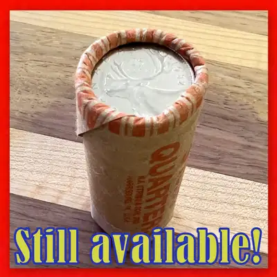 1982 Canada Caribou 40 x 25¢ Coin Roll!, View more