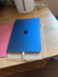 iPad bleu presque pas utilisé aucune graffignure 