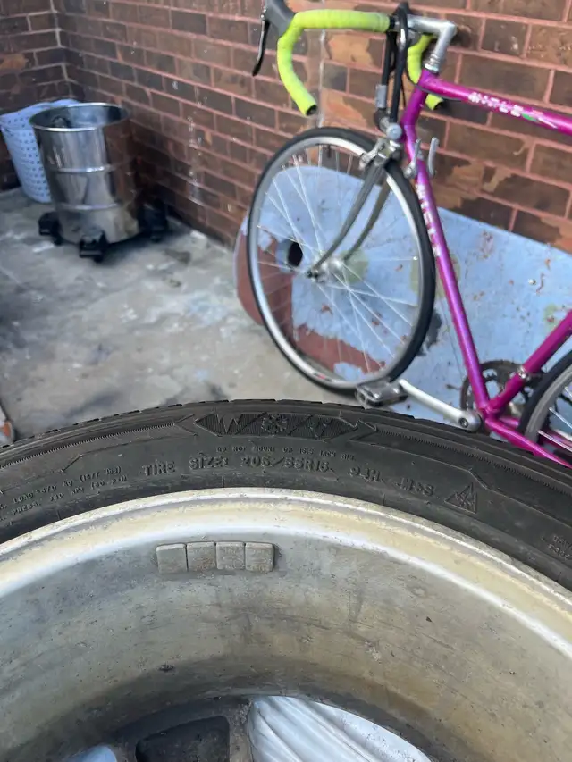 Goodyear WinterCommand Winter Tires on Alloy Rims – 205/55R16 in Tires & Rims in City of Toronto - Image 4