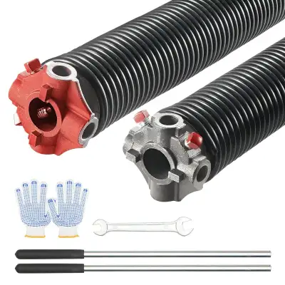 New in Box VEVOR Garage Door Torsion Springs, Pair of 0.25 x 2 x 30inch, 16000 Cycles, Garage Door S...