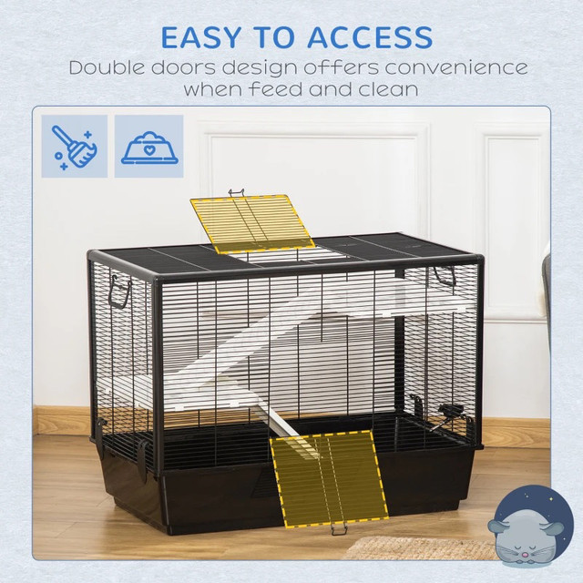 3-tier Hamster Cage, Guinea Pig Cage, Pet Chinchillas Play House in Accessories in Markham / York Region - Image 3