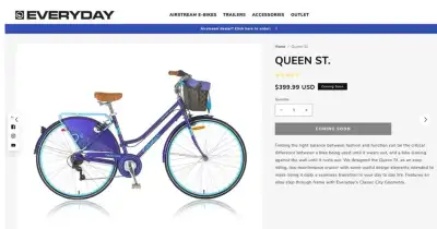 The rare find, Queen St. as an easy riding, low maintenance cruiser with some useful design elements...