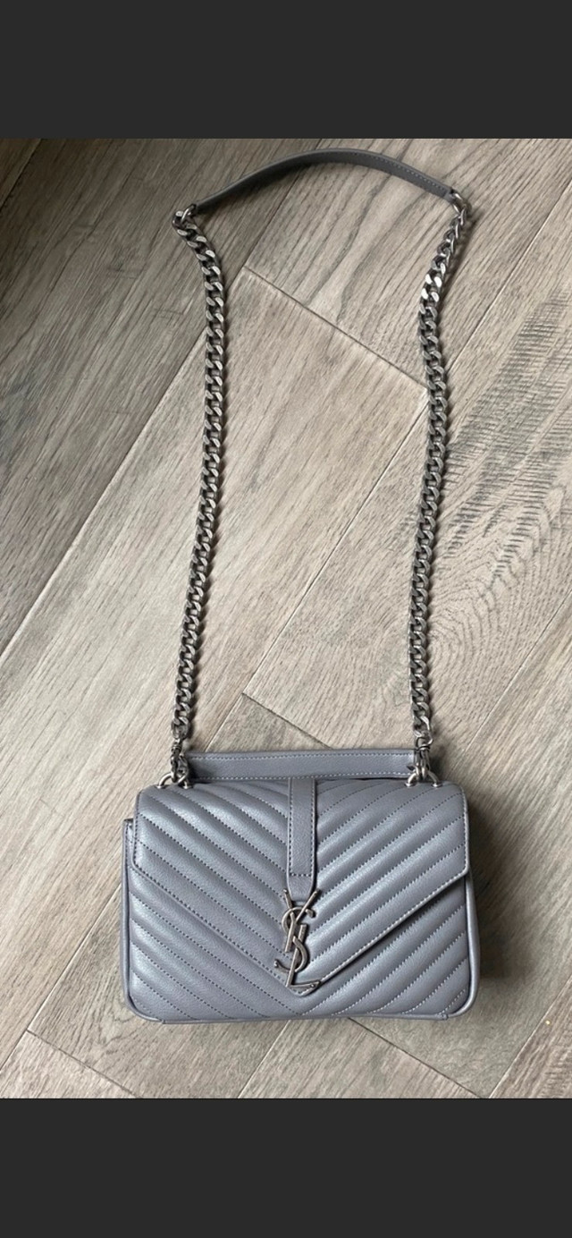 Grey purse y s l in Women's - Bags & Wallets in Red Deer - Image 2