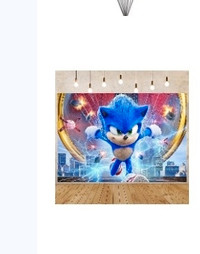 Sonic the Hedgehog backdrop poster