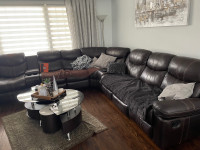 Reclining couch set for sale 