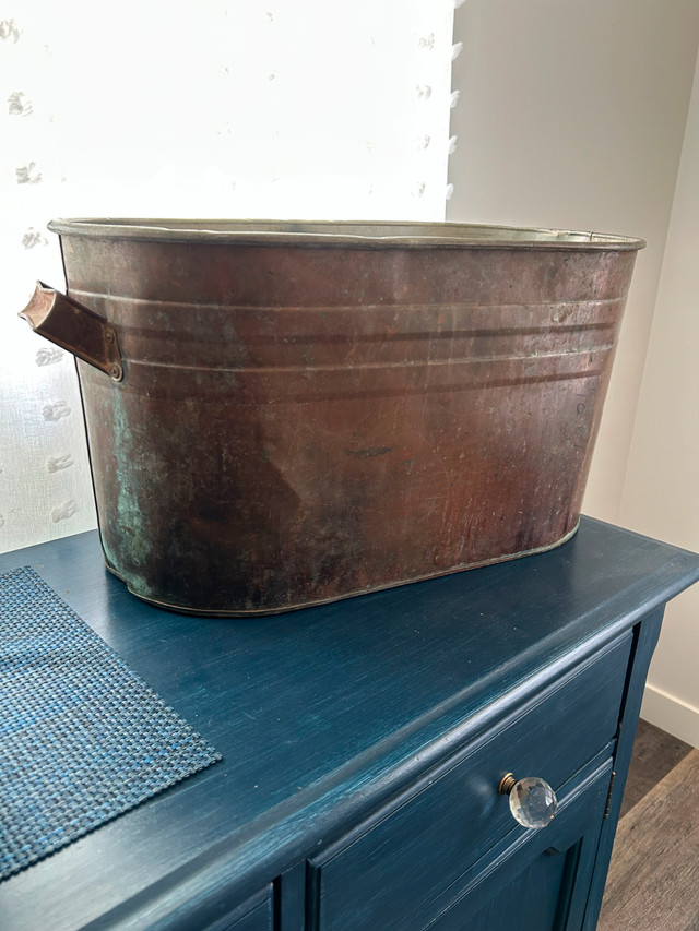Antique Copper Boiler in Arts & Collectibles in Calgary
