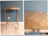 CUSTOM MADE STAINLESS STEEL CAFE TABLE FOR SALE!