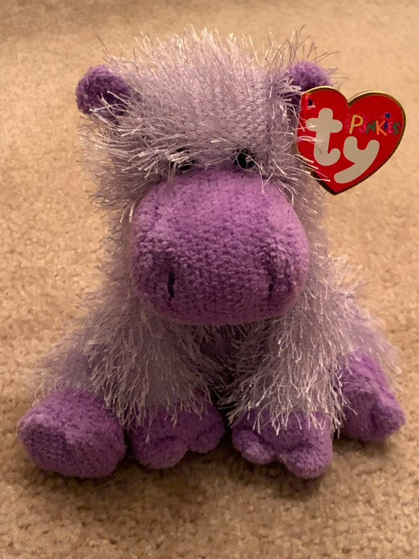 Ty SLIM the HIPPO Beanie Baby PUNKIE in Toys & Games in Calgary