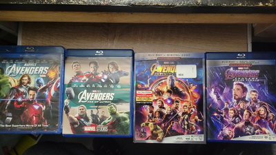 ALL 4 AVENGERS MOVIES ON BLURAY FOR SALE, View more