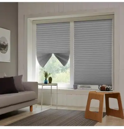 Window blinds No tools pleated fabric shades , Temporary Window , View more