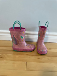 8T - Toddler Girl Rain Boots 