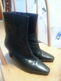 Black Leather boots.