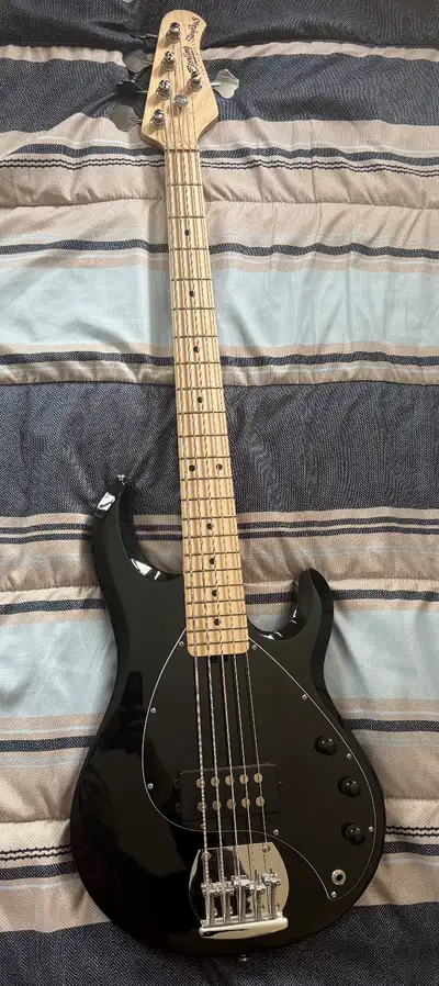Sterling by Music Man Ray5 5-String stingray Bass - Black, View more