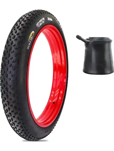 20"/ 26"X4.0" E-Bike Fat Bike Tire and Tube All Terrain Mountain, View more