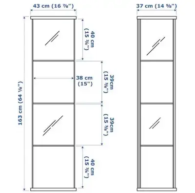 DELTOF IKEA Vitrine , View more