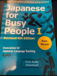 Book: Japenese for busy people I