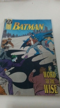 Batman Comic - A Word to the Wise