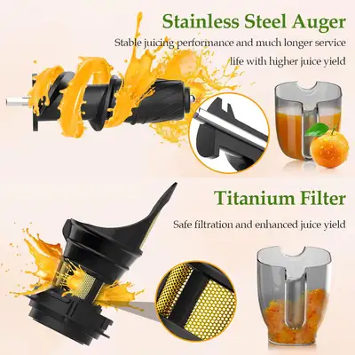 Condition - Good Make healthy living easier with the Anybear Masticating Juicer Machines. With a wid...