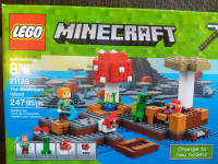 New Lego Minecraft 21129 Free Delivery The Mushroom Island 