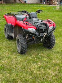 2015 Honda FourTrax 420 ATV  Red