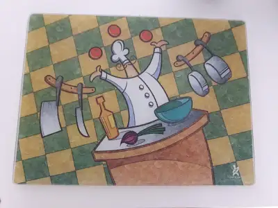 1 NAPPERON EN VERRE GOURMET 12"x16" POUR TABLE DE CUISINE $15.00, View more