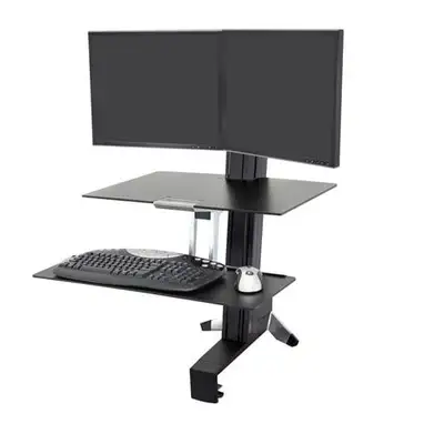 Ergotron WorkFit-S Sit-Stand Computer Workstation, View more