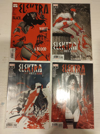 Elektra Black White & Blood #1-4 2022 Marvel comics