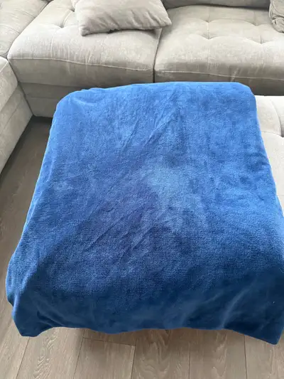 Blue Blanket and Pillows, View more