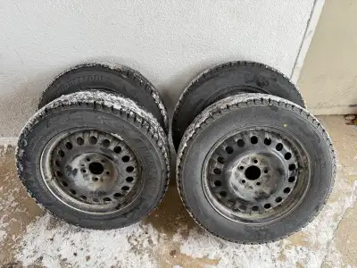 Bought both the rims and tires from Canadian tire back in late November of 2025, they were used for...