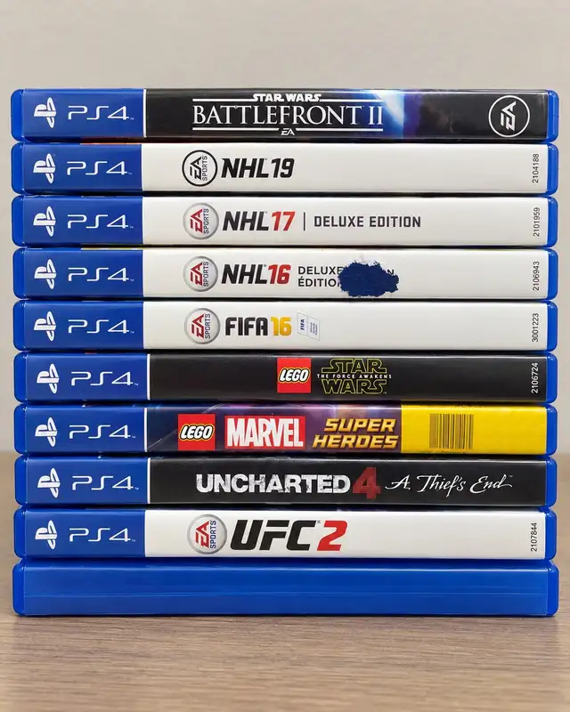 PS4 Console + 2 Controllers + Cords + 10 Games | Sony Playstation 4 ...