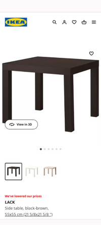 IKEA LACK side table × 2