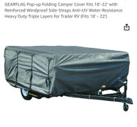 New GEARFLAG Pop-up Folding Camper Cover Fits 18'-22’