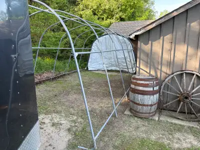 24’ x 12’ x 8” portable storage / Outbuilding frame, View more
