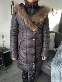 Manteau d'hiver gr. Xs brun