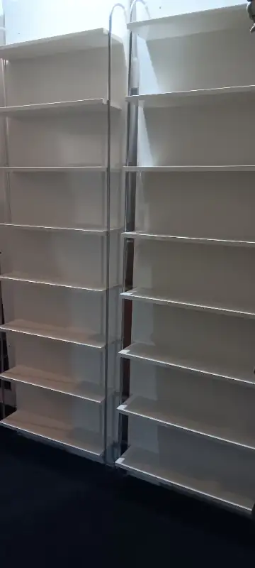 IKEA GLOSS WHITE HANGING SHELVING UNIT, View more