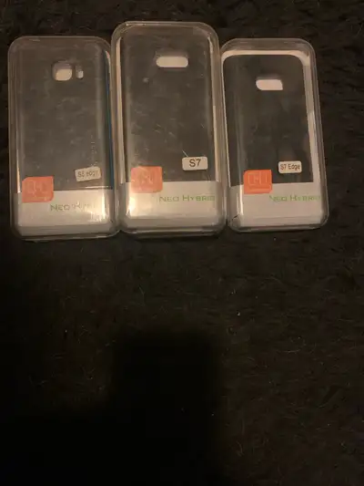 I have phone cases for the samsung S6 Edge, S7, and S7 Edge. They are all brand new, never been used...