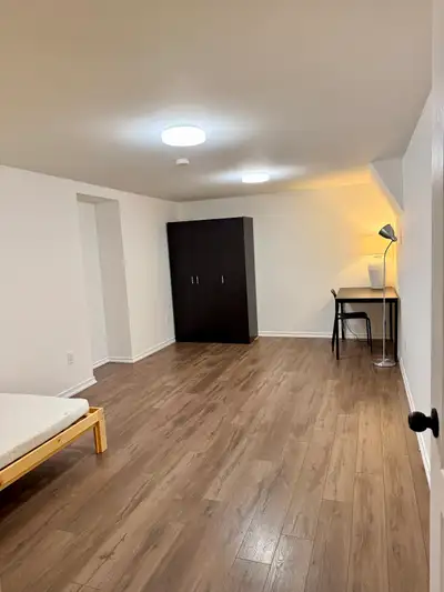 Renovated clean bedroom (192 sq ft) in 1,000sq ft basement unit for rent in safe, quiet neighborhood...