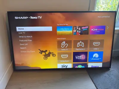 55” Sharp Roku Smart TV, View more