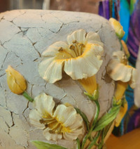 Beautiful 3D Vase , Planter Pot, Garden Decor Staging